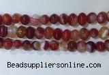 CNG8346 15.5 inches 10*12mm nuggets striped agate beads wholesale