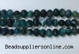 CNG8350 15.5 inches 10*12mm nuggets striped agate beads wholesale