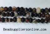 CNG8352 15.5 inches 10*12mm nuggets striped agate beads wholesale