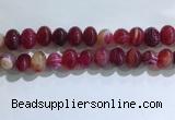 CNG8382 15.5 inches 12*16mm nuggets striped agate beads wholesale