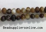 CNG8388 15.5 inches 12*16mm nuggets striped agate beads wholesale