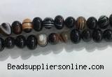 CNG8389 15.5 inches 12*16mm nuggets striped agate beads wholesale