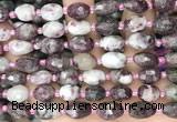 CNG8535 15.5 inches 8*10mm - 9*13mm faceted nuggets tourmaline beads