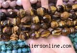 CNG8571 12*16mm - 15*20mm faceted nuggets yellow tiger eye beads