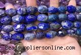 CNG8573 12*16mm - 15*20mm faceted nuggets lapis lazuli beads