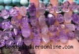 CNG8592 12*16mm - 13*18mm faceted nuggets ametrine beads