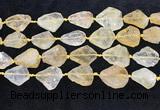 CNG8679 15.5 inches 15*20mm - 23*30mm freeform citrine beads