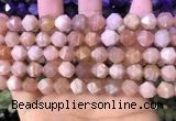 CNG8742 15.5 inches 8mm faceted nuggets moonstone gemstone beads