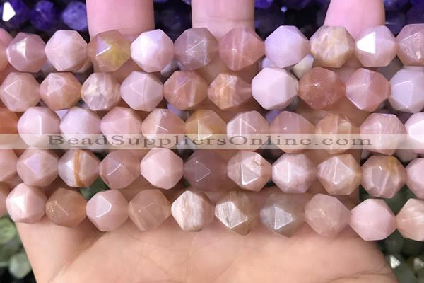 CNG8743 15.5 inches 10mm faceted nuggets moonstone gemstone beads