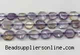 CNG8801 15.5 inches 16mm - 20mm faceted freeform ametrine beads