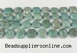 CNG8817 15.5 inches 16mm - 20mm faceted freeform amazonite beads