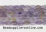 CNG8847 15.5 inches 8*12mm - 10*16mm nuggets matte ametrine beads