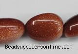 CNG96 15.5 inches 12*18mm - 20*30mm nuggets goldstone gemstone beads