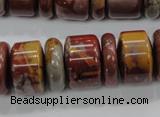 CNJ31 15.5 inches 6*18mm & 12*18mm rondelle noreena jasper beads