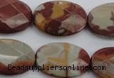 CNJ52 15.5 inches 20*30mm faceted oval noreena jasper beads