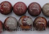 CNJ57 15.5 inches 16mm round noreena jasper beads wholesale