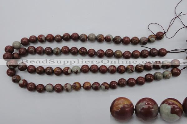 CNJ68 15.5 inches 10mm round noreena jasper beads wholesale