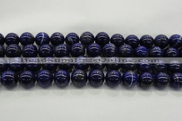 CNL1005 15.5 inches 14mm round B grade natural lapis lazuli beads