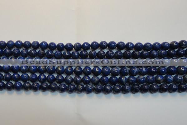 CNL1050 15.5 inches 7.5mm - 8mm round B grade natural lapis lazuli beads