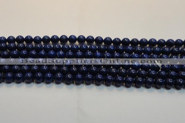 CNL1053 15.5 inches 7.5mm - 8mm round A grade natural lapis lazuli beads