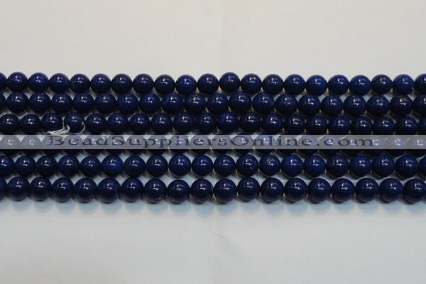 CNL1055 15.5 inches 7.5mm - 8mm round AA grade natural lapis lazuli beads