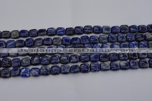 CNL1126 15.5 inches 10*10mm square lapis lazuli gemstone beads