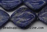 CNL1137 15.5 inches 25*25mm diamond lapis lazuli gemstone beads