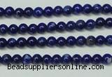 CNL1250 15.5 inches 3mm round natural lapis lazuli beads