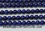 CNL1251 15.5 inches 4mm round natural lapis lazuli beads