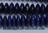 CNL1263 15.5 inches 5*12mm rondelle natural lapis lazuli beads