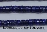 CNL1265 15.5 inches 3*6mm tyre natural lapis lazuli beads