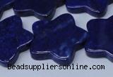 CNL1287 15.5 inches 28mm star natural lapis lazuli beads