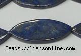 CNL1295 15.5 inches 17*44mm marquise natural lapis lazuli beads