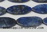 CNL1296 15.5 inches 14*30mm marquise natural lapis lazuli beads