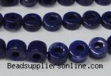 CNL1307 15.5 inches 8mm donut natural lapis lazuli beads