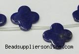 CNL1316 Top drilled 19mm flower natural lapis lazuli beads