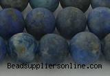 CNL1654 15.5 inches 12mm round matte lapis lazuli beads wholesale