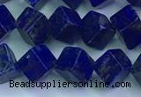 CNL1670 15.5 inches 7*7mm cube lapis lazuli gemstone beads