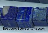 CNL1676 15.5 inches 11*11mm cube lapis lazuli gemstone beads