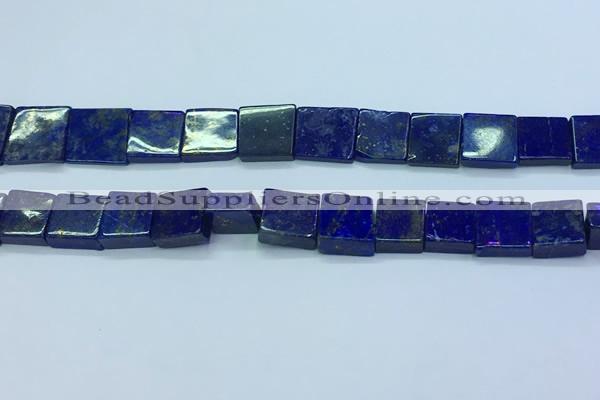 CNL1678 15.5 inches 11*11mm - 12*12mm square lapis lazuli beads