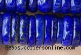 CNL1696 15.5 inches 3*10mm - 4*10mm rondelle lapis lazuli beads