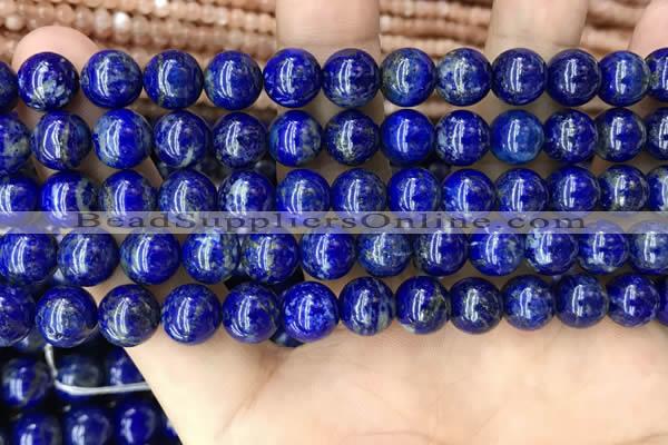 CNL1702 15.5 inches 8mm round lapis lazuli gemstone beads