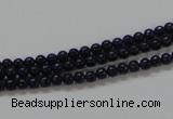 CNL201 15.5 inches 3mm round natural lapis lazuli beads wholesale