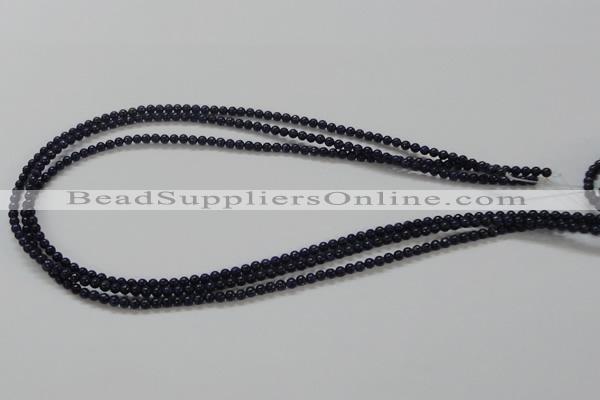 CNL201 15.5 inches 3mm round natural lapis lazuli beads wholesale