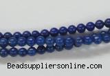 CNL203 15.5 inches 4mm round natural lapis lazuli beads wholesale