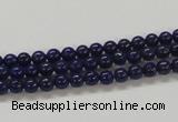 CNL204 15.5 inches 4mm round natural lapis lazuli beads wholesale