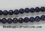 CNL206 15.5 inches 6mm round natural lapis lazuli beads wholesale