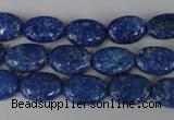 CNL480 15.5 inches 9*13mm oval natural lapis lazuli gemstone beads