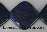 CNL528 15.5 inches 30*30mm diamond natural lapis lazuli gemstone beads