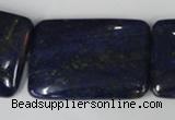 CNL538 15.5 inches 25*35mm rectangle natural lapis lazuli gemstone beads